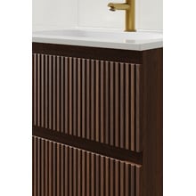 Panama 600mm Wall Hung Single Vanity with Integrated Basin